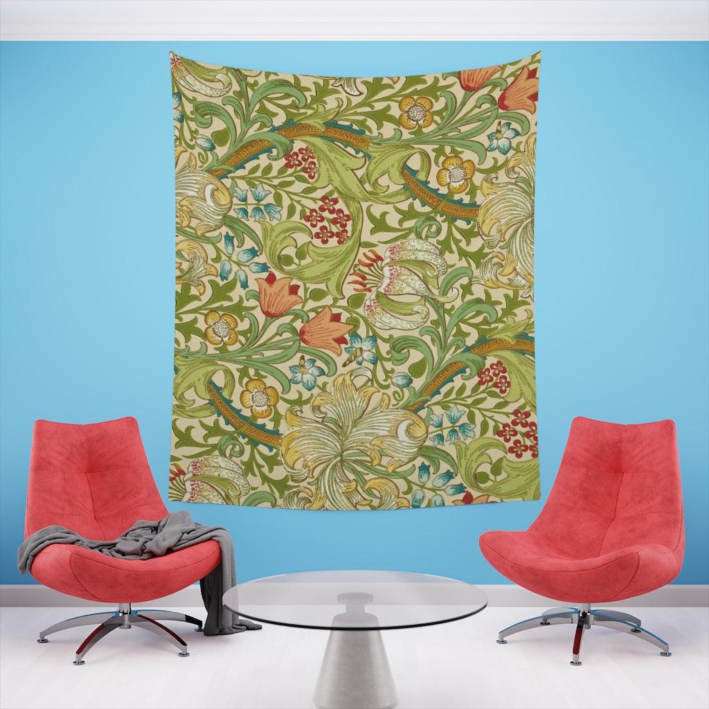 William Morris Golden Lily Wall Tapestry - Art Unlimited