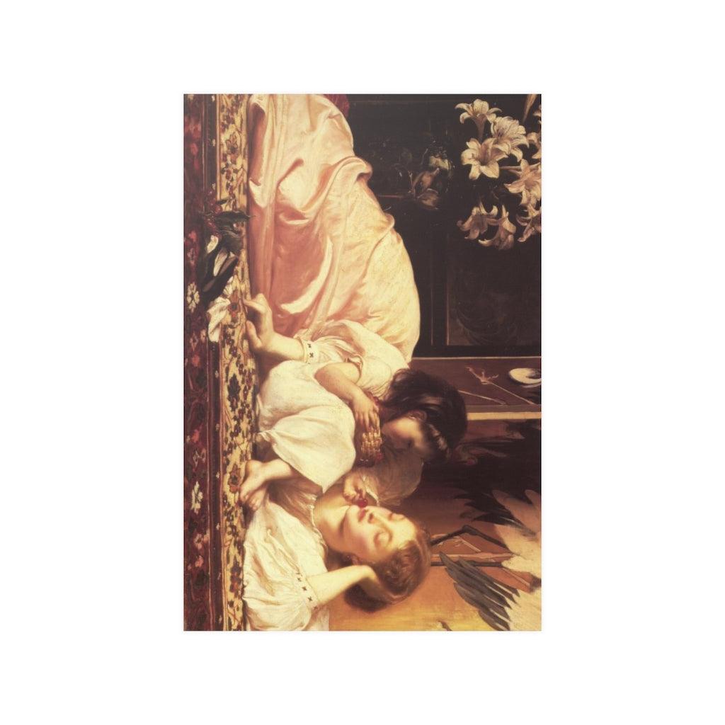 Mother And Child By Frederic Leighton Print Poster - Art Unlimited