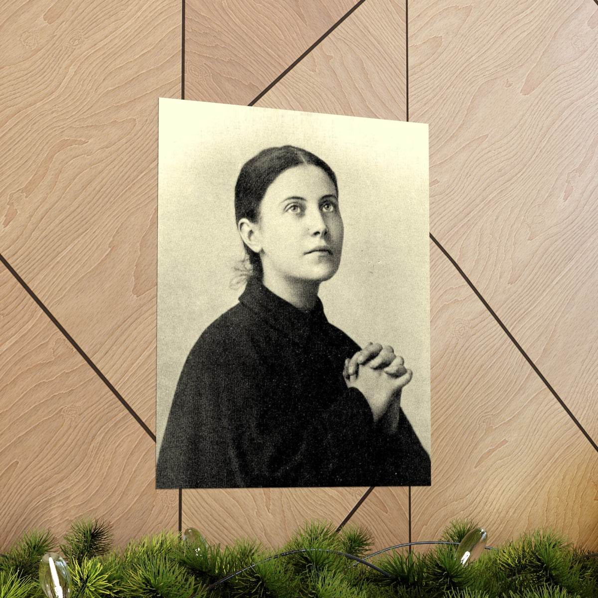 Saint Gemma Portrait Print Poster