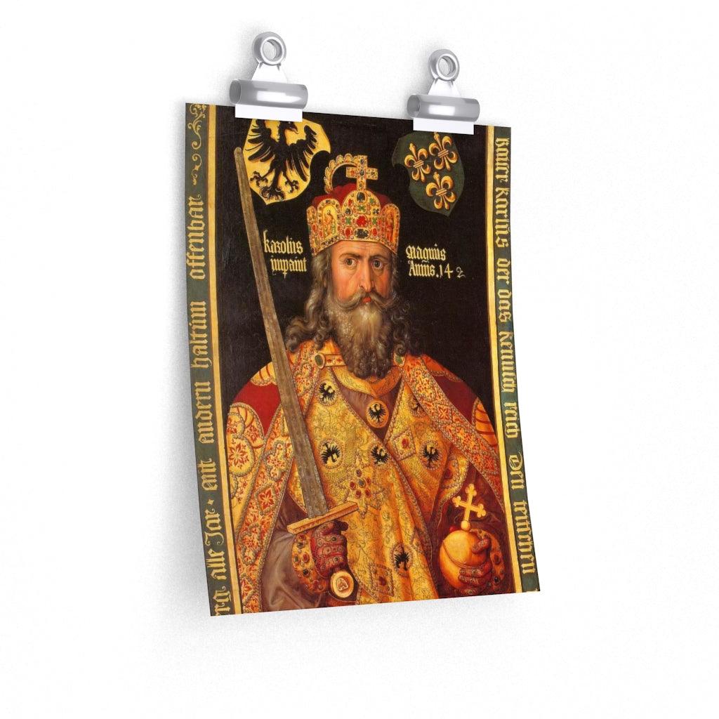 Charlemagne I Or Charles The Great Print Poster - Art Unlimited