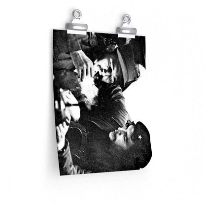 Che Guevara & Fidel Castro Smoking Cigar Print Poster - Art Unlimited