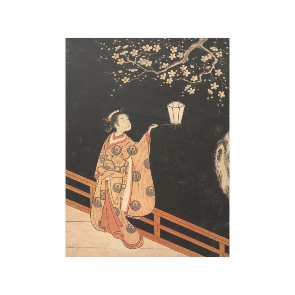 Cherry Blossom By Suzuki Harunobu Print Poster - Art Unlimited