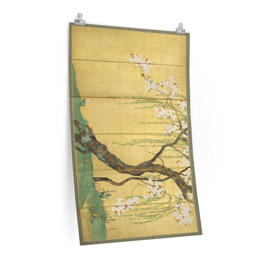 Cherry Tree By Sakai Hoitsu Print Poster - Art Unlimited