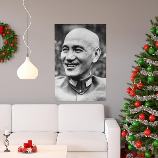 Chiang Kai Shek Portrait Print Poster - Art Unlimited