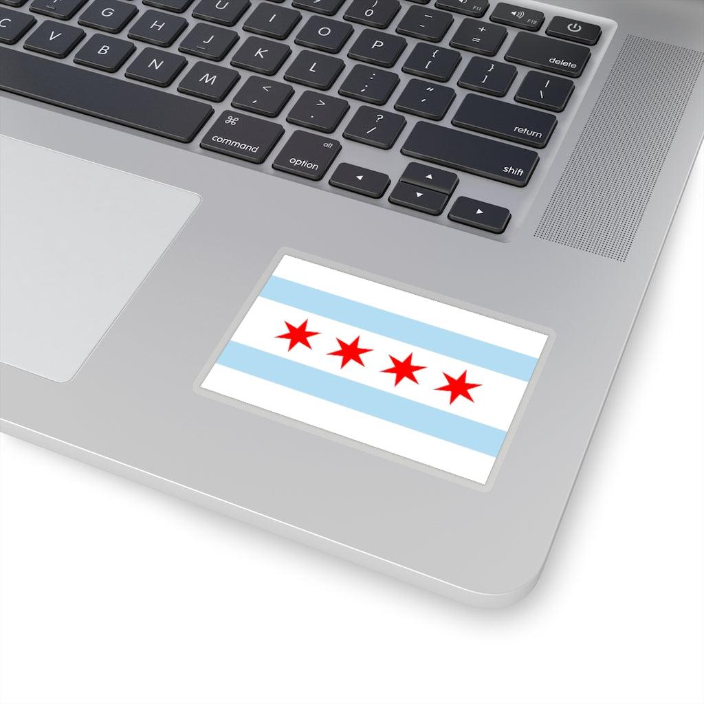 Chicago Flag Sticker - Art Unlimited