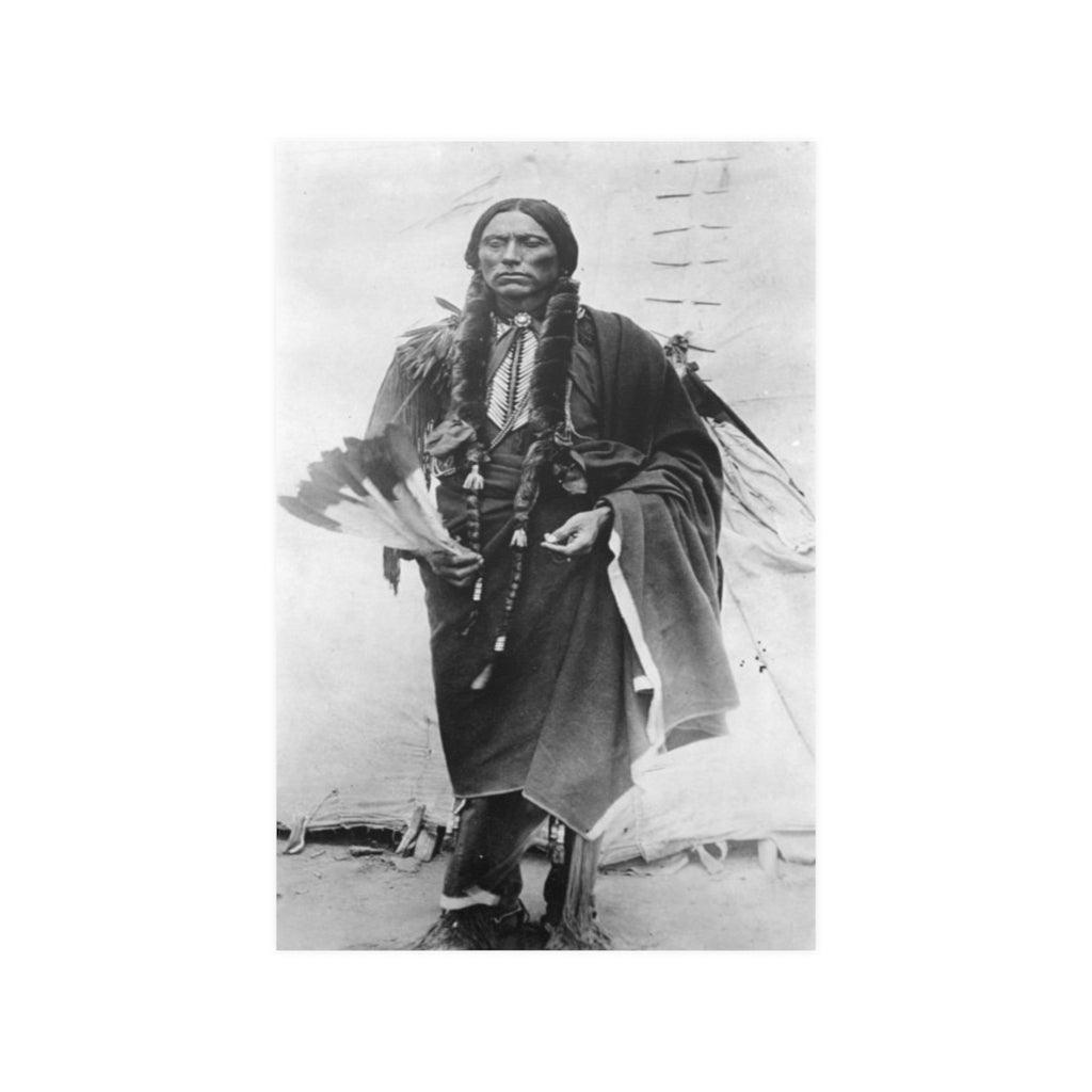 Chief Quanah Parker Of The Kwahadi Comanche Print Poster - Art Unlimited