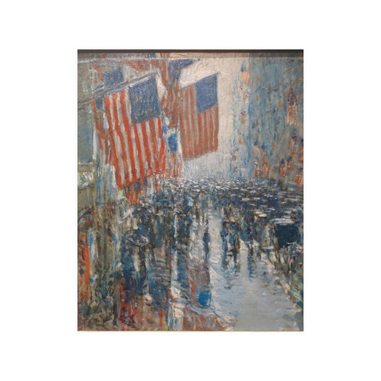 Childe Hassam - Rainy Day Fifth Avenue Print Poster - Art Unlimited