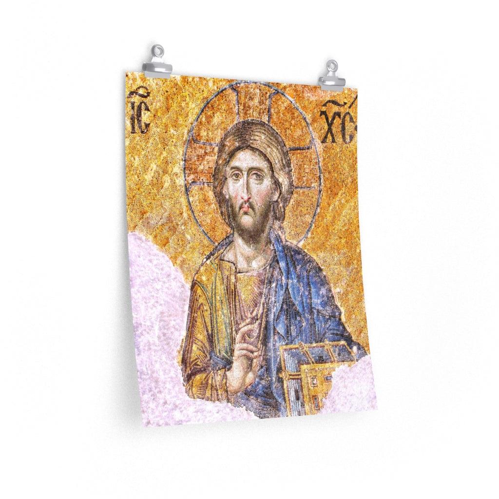 Christ Pantocrator Portrait Print Poster - Art Unlimited