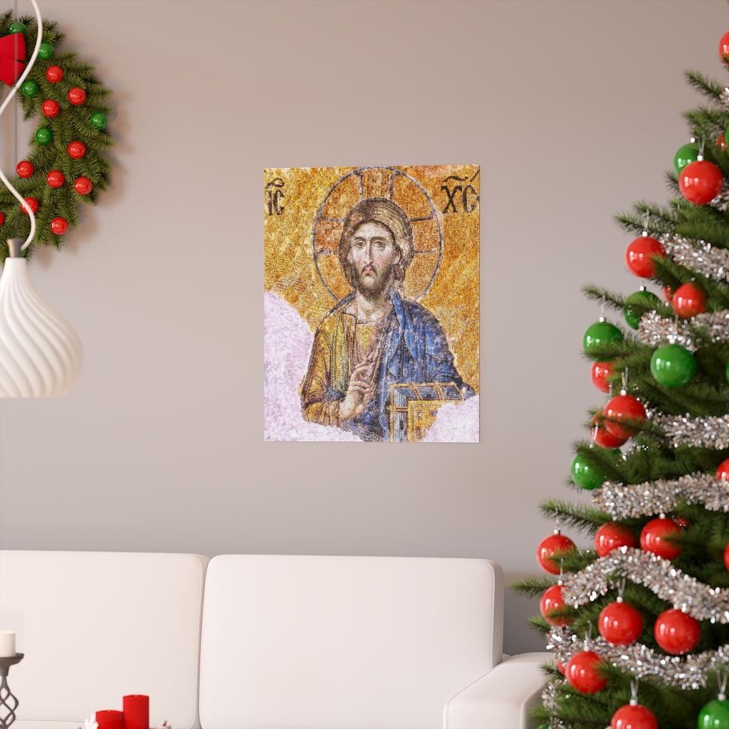 Christ Pantocrator Portrait Print Poster - Art Unlimited