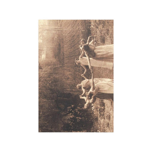 Circle Of Witches Vintage Women Dancing Print Poster - Art Unlimited