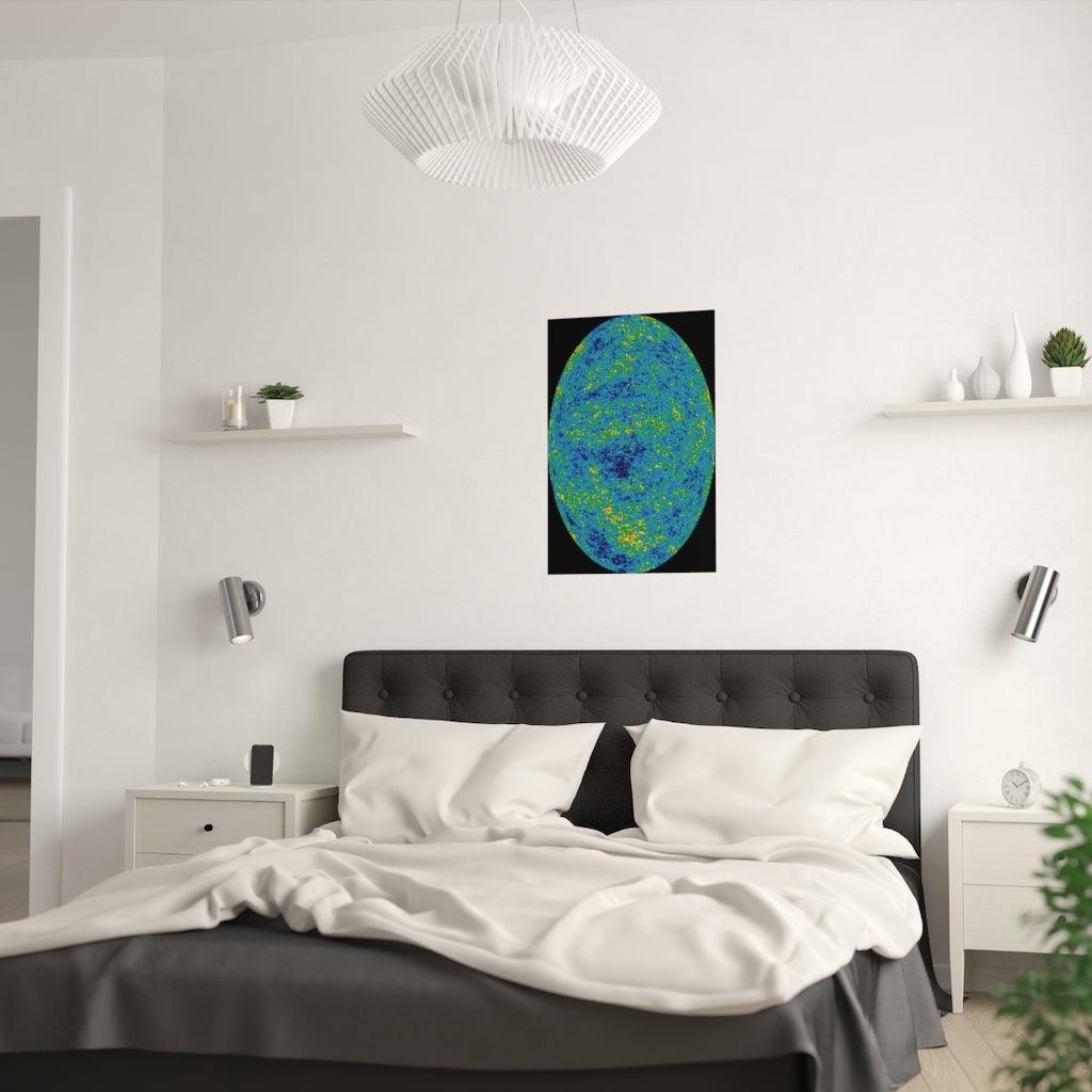 Cosmic Microwave Background Print Poster - Art Unlimited