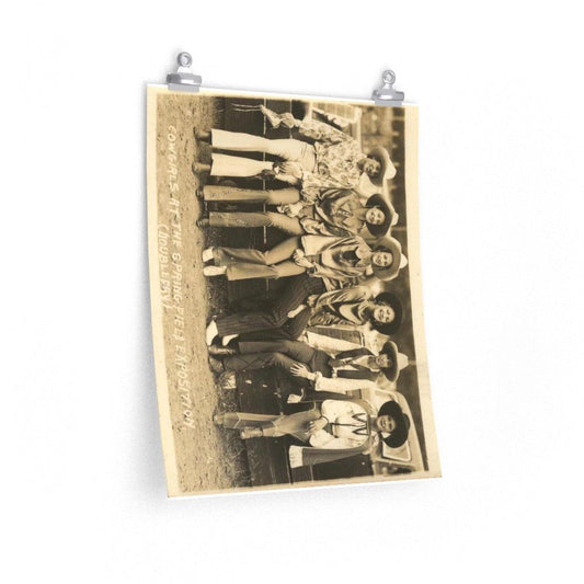 Cowgirls Vintage 1930's Photograph Print Poster - Art Unlimited