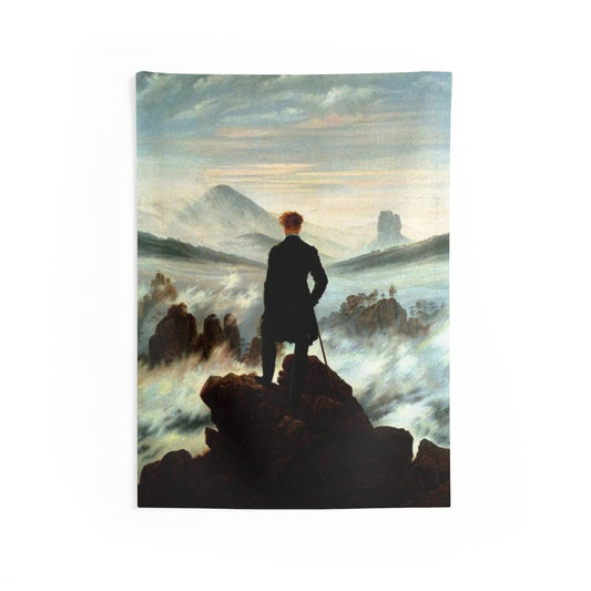 The Wanderer Above The Sea Of Fog Caspar David Friedrich Wall Tapestry - Art Unlimited