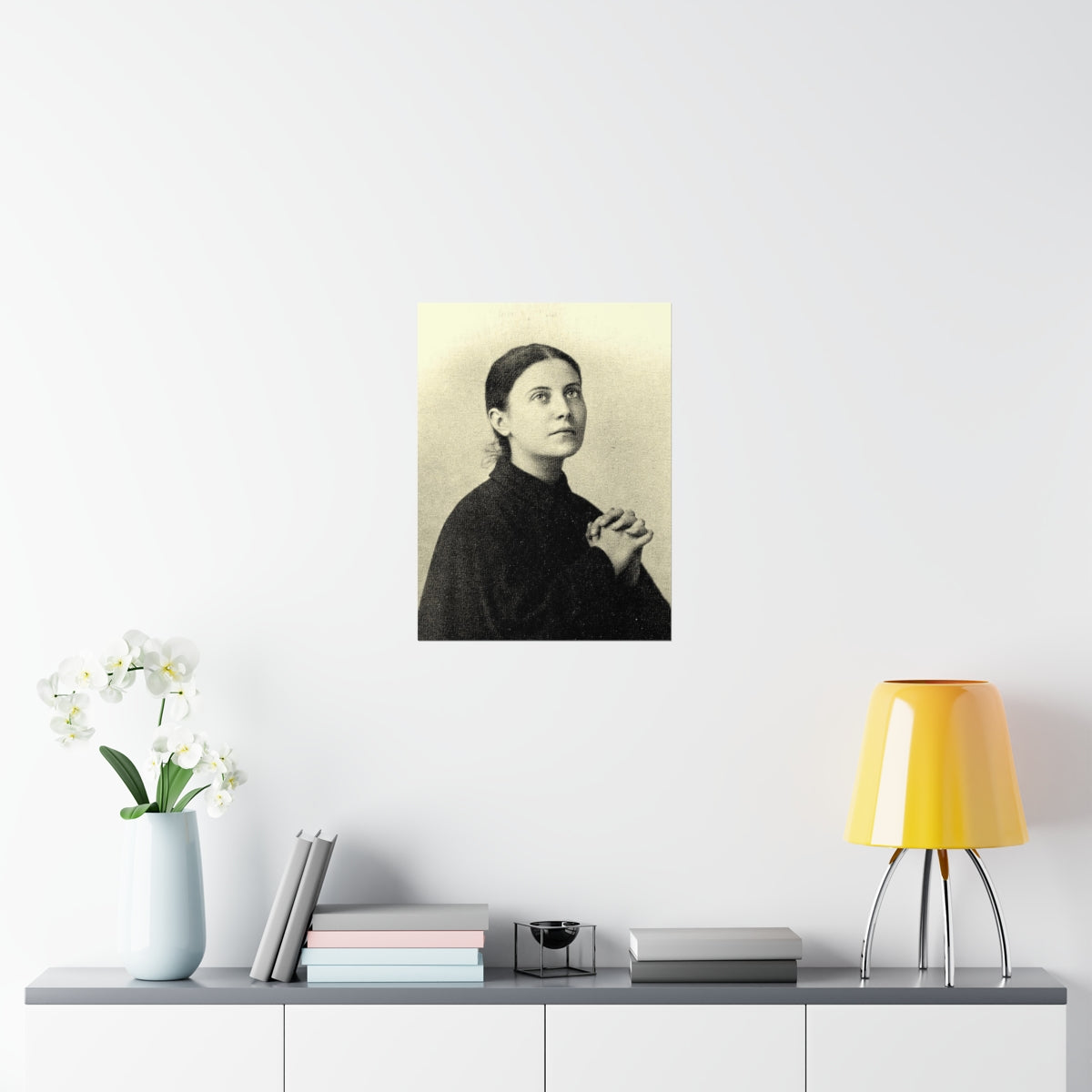 Saint Gemma Portrait Print Poster