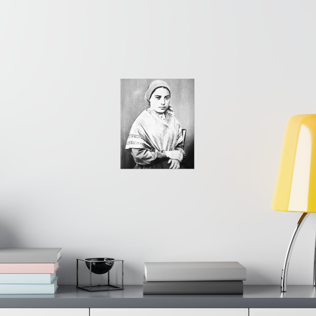 Saint Bernadette Portrait Print Poster