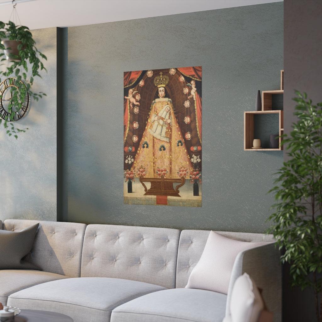 Virgin Of Bethlehem - Christ And Mary Print Poster - Art Unlimited