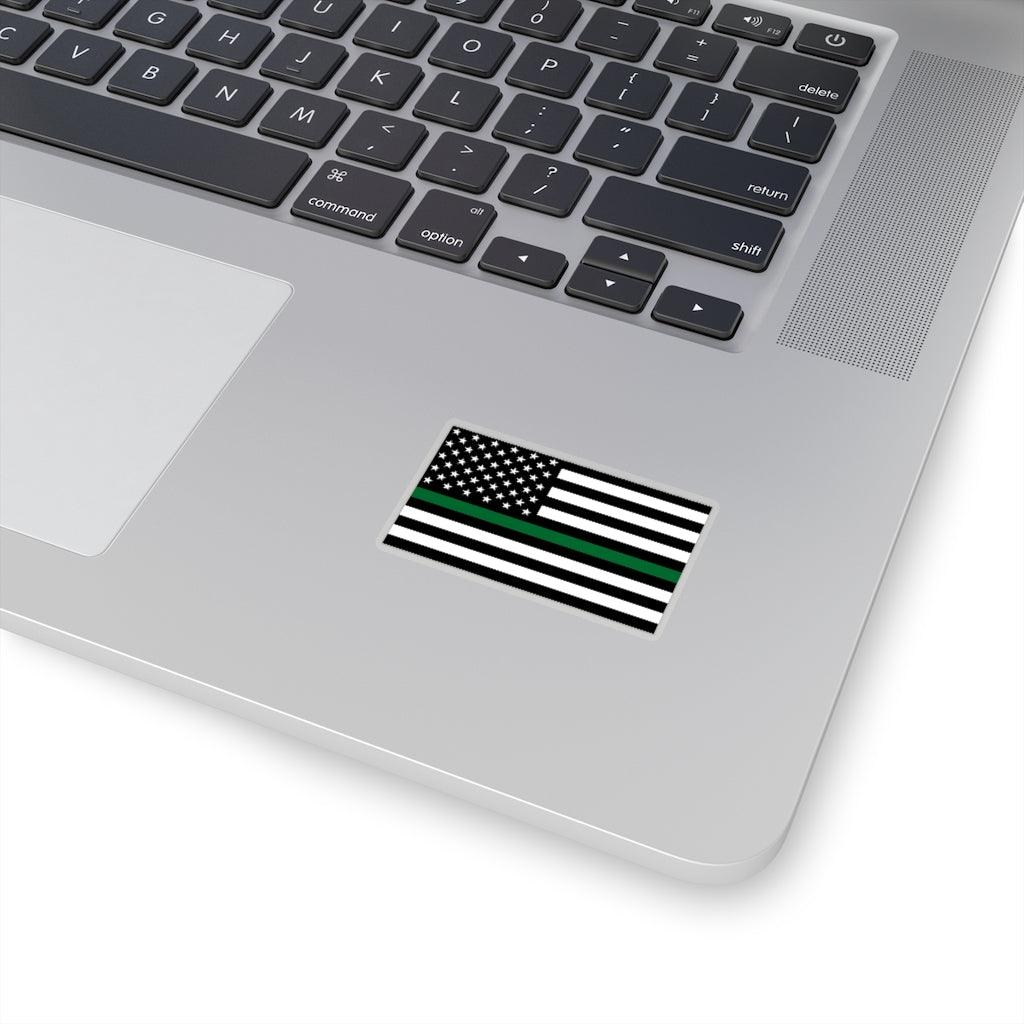 Thin Green Line Sticker - Art Unlimited