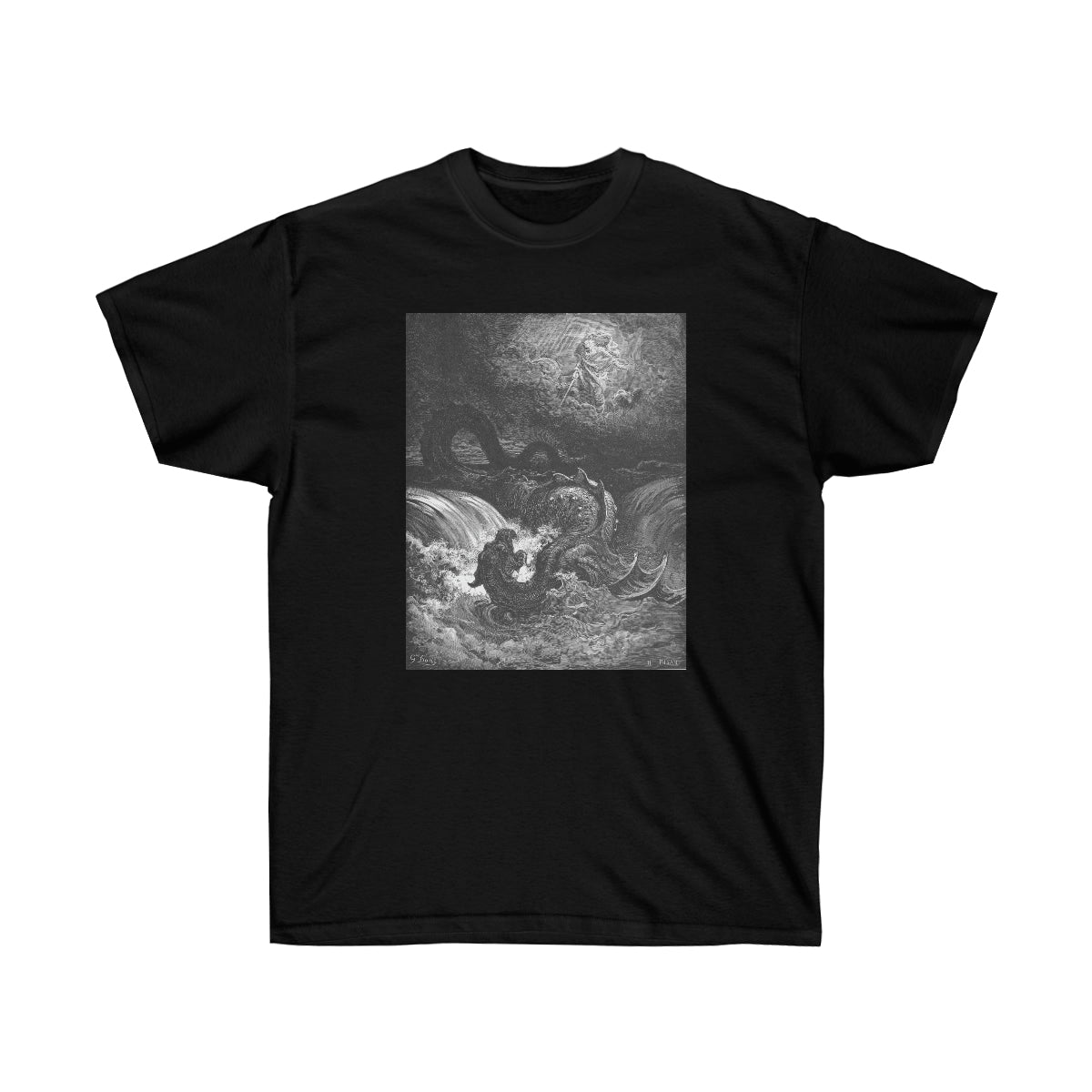 Gustave Dore - The Destruction Of Leviathan Unisex Ultra Cotton T Shirt