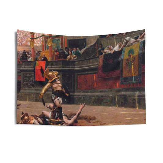 Pollice Verso By Jean Leon Gerome Wall Tapestry - Art Unlimited