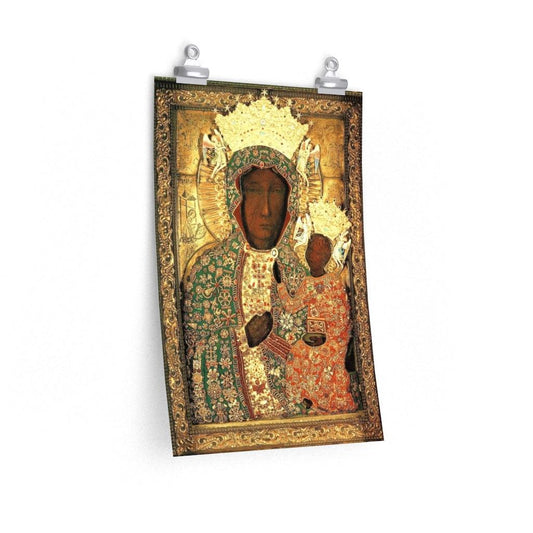 Our Lady of Czestochowa Madonna Black Virgin Mary - Print Poster - Art Unlimited