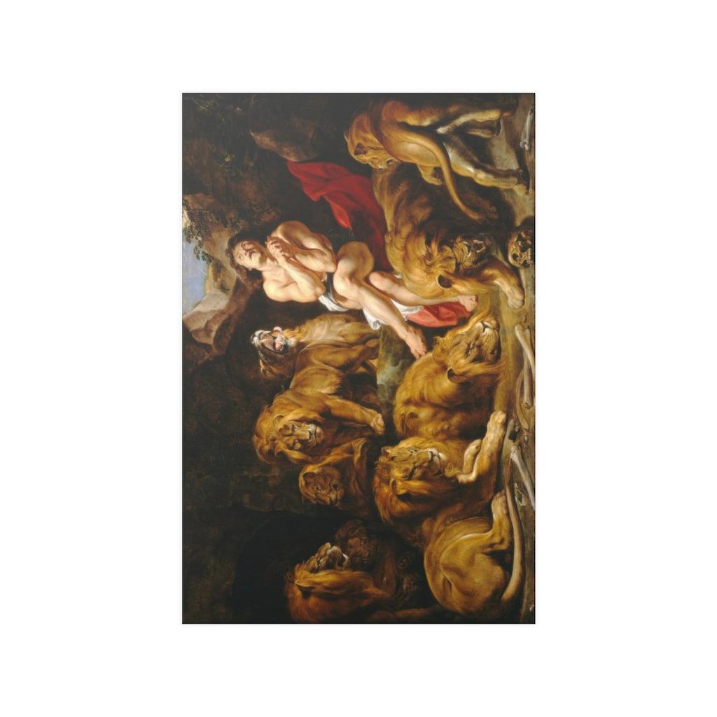 Daniel In The Lions Den By Peter Paul Rubens Print Poster - Art Unlimited