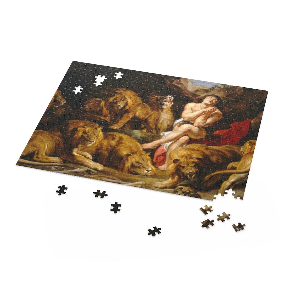 Daniel In The Lions Den Peter Paul Rubens Puzzle - Art Unlimited