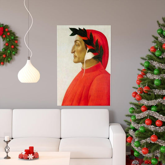 Dante Alighieri Portrait Print Poster - Art Unlimited