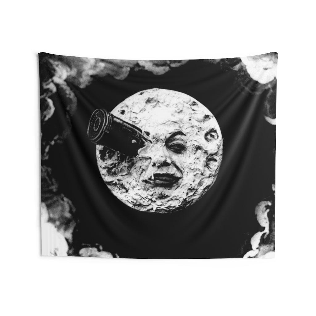 A Trip To The Moon Le Voyage Wall Tapestry - Art Unlimited
