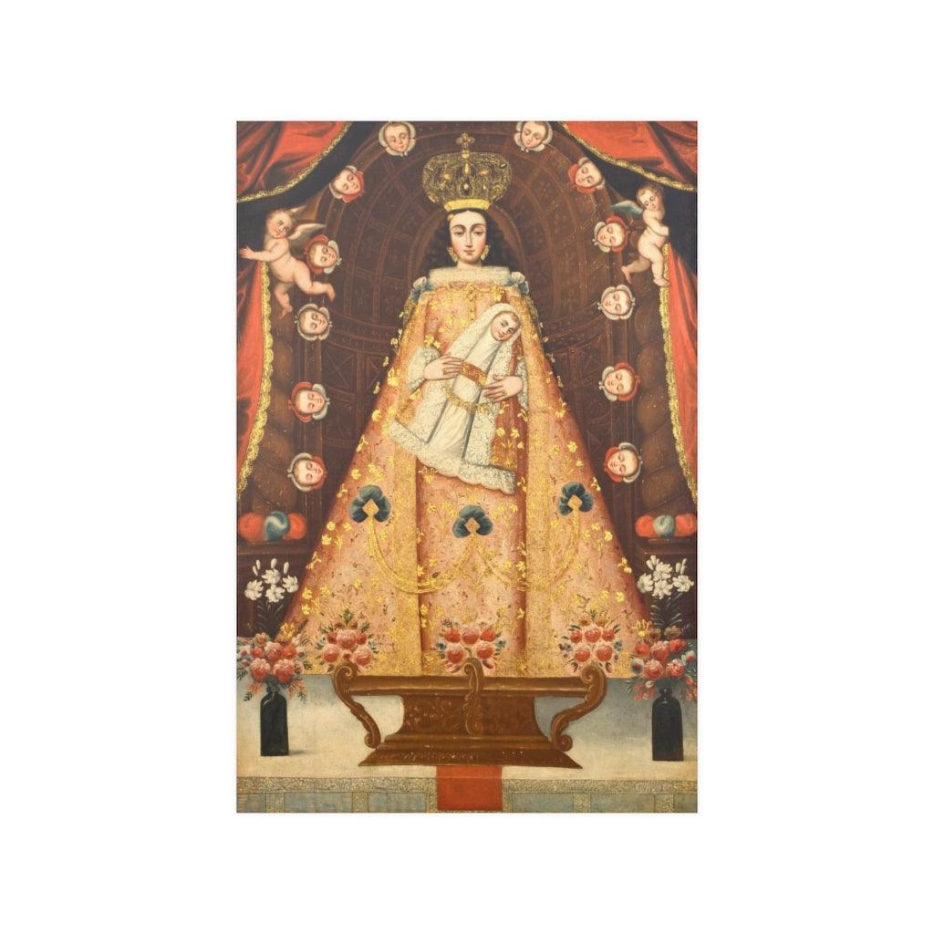 Virgin Of Bethlehem - Christ And Mary Print Poster - Art Unlimited