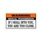 Warning Manual Transmission Funny Bumper Sticker - Art Unlimited