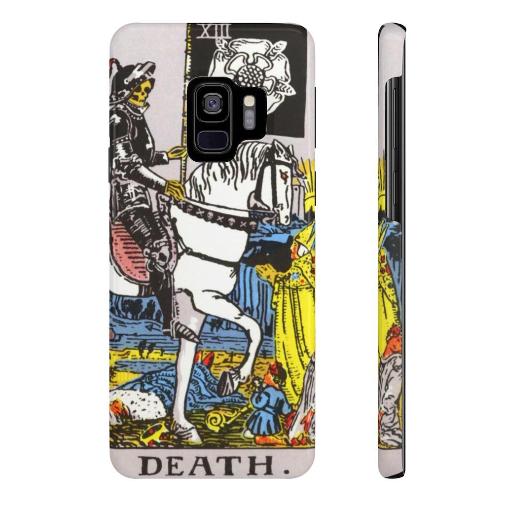 Death Tarot Card Slim Phone Cases, Case-Mate - Art Unlimited