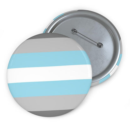 Demigender Pride Flag Pin Button - Art Unlimited