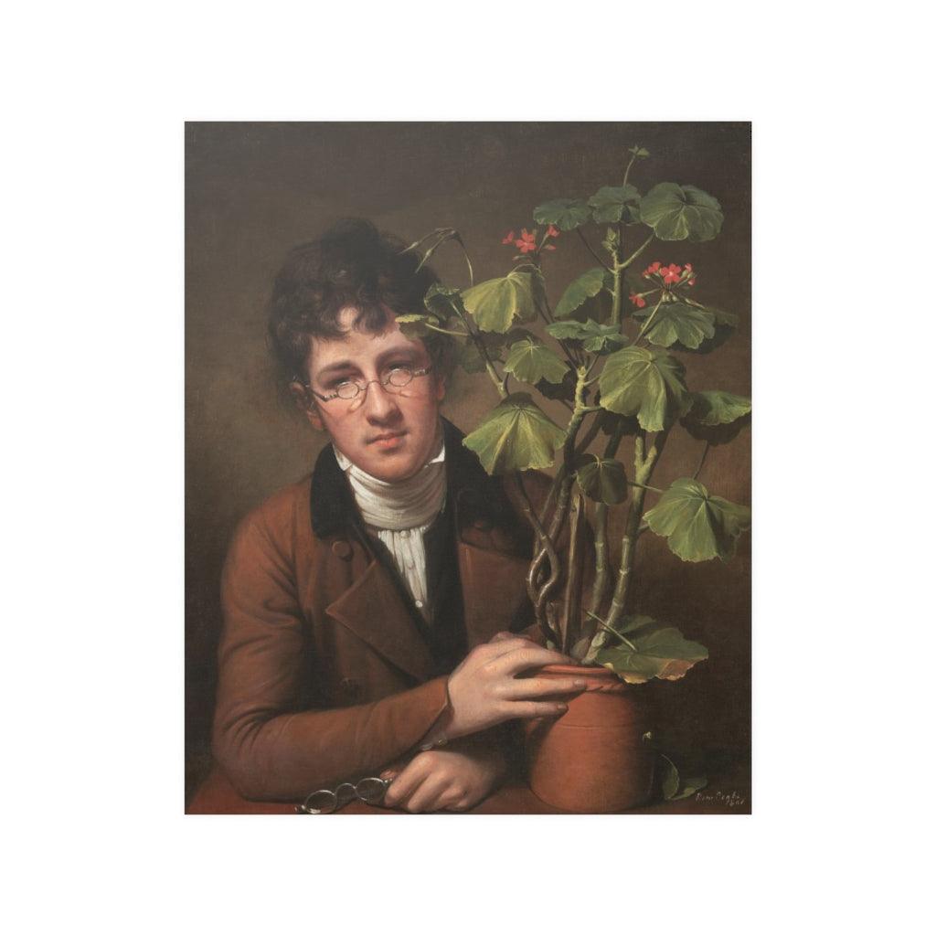 Rembrandt Peale Rubens Peale With A Geranium 1801 Print Poster - Art Unlimited
