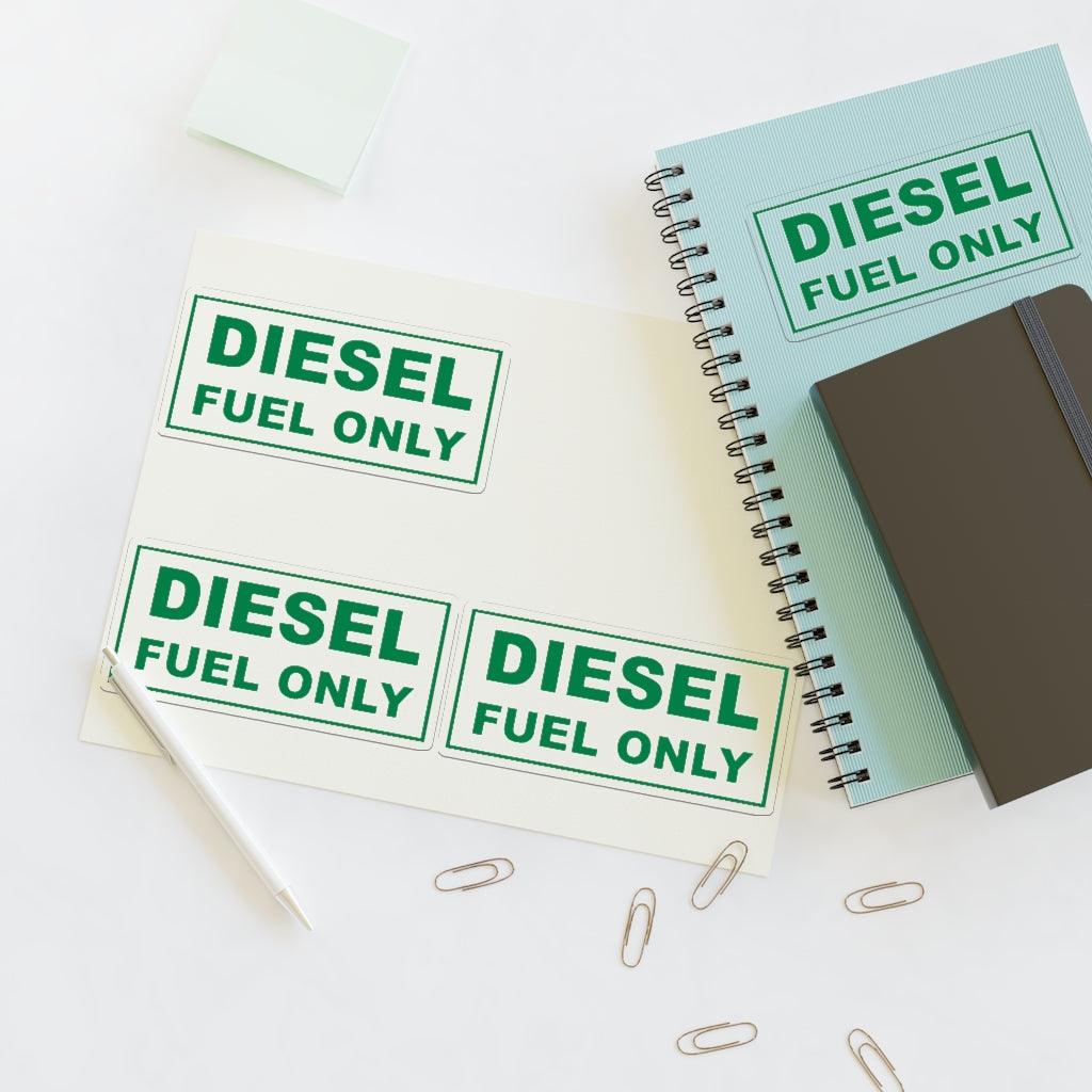 Diesel Fuel Only Sticker Sheet - Art Unlimited