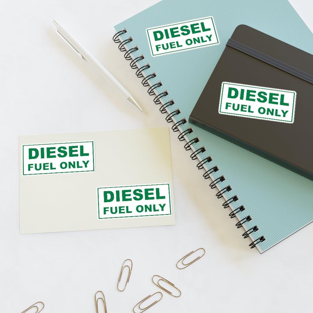 Diesel Fuel Only Sticker Sheet - Art Unlimited