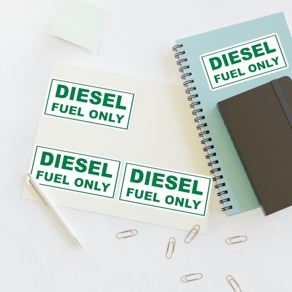 Diesel Fuel Only Sticker Sheet - Art Unlimited