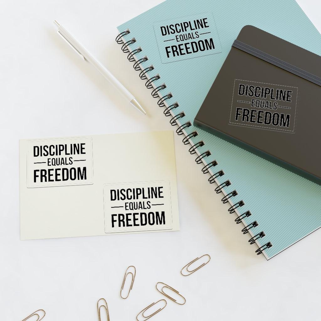 Discipline Equals Freedom Sticker Sheet - Art Unlimited