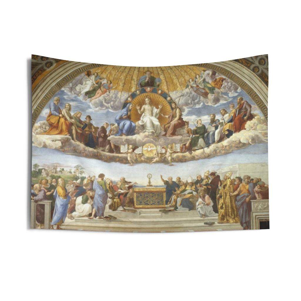 Disputation Of The Holy Sacrament Wall Tapestry - Art Unlimited