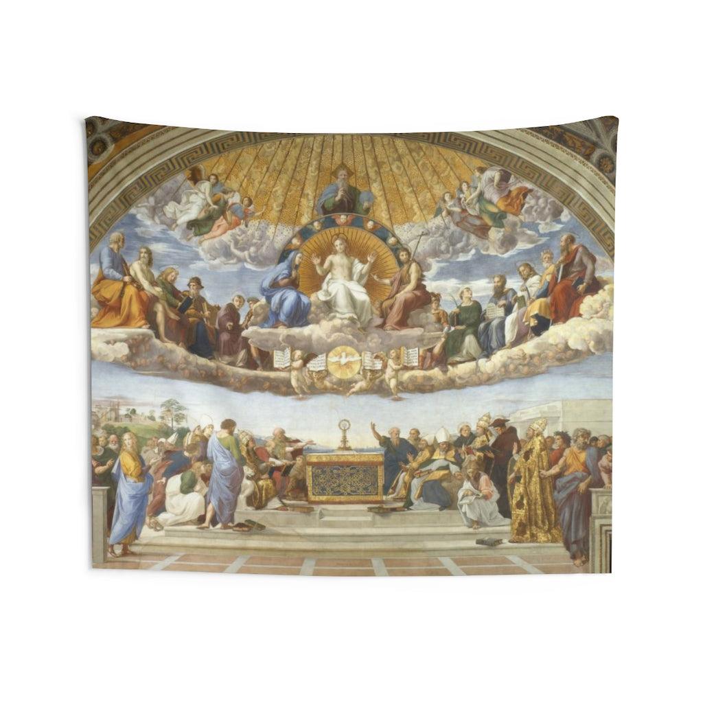 Disputation Of The Holy Sacrament Wall Tapestry - Art Unlimited
