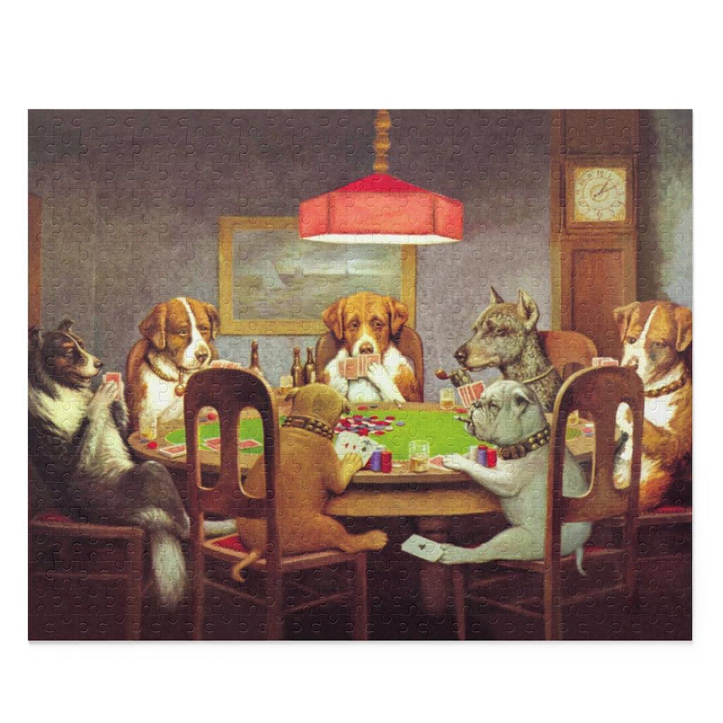 Dogs Playing Poker A Friend In Need Puzzle - Art Unlimited