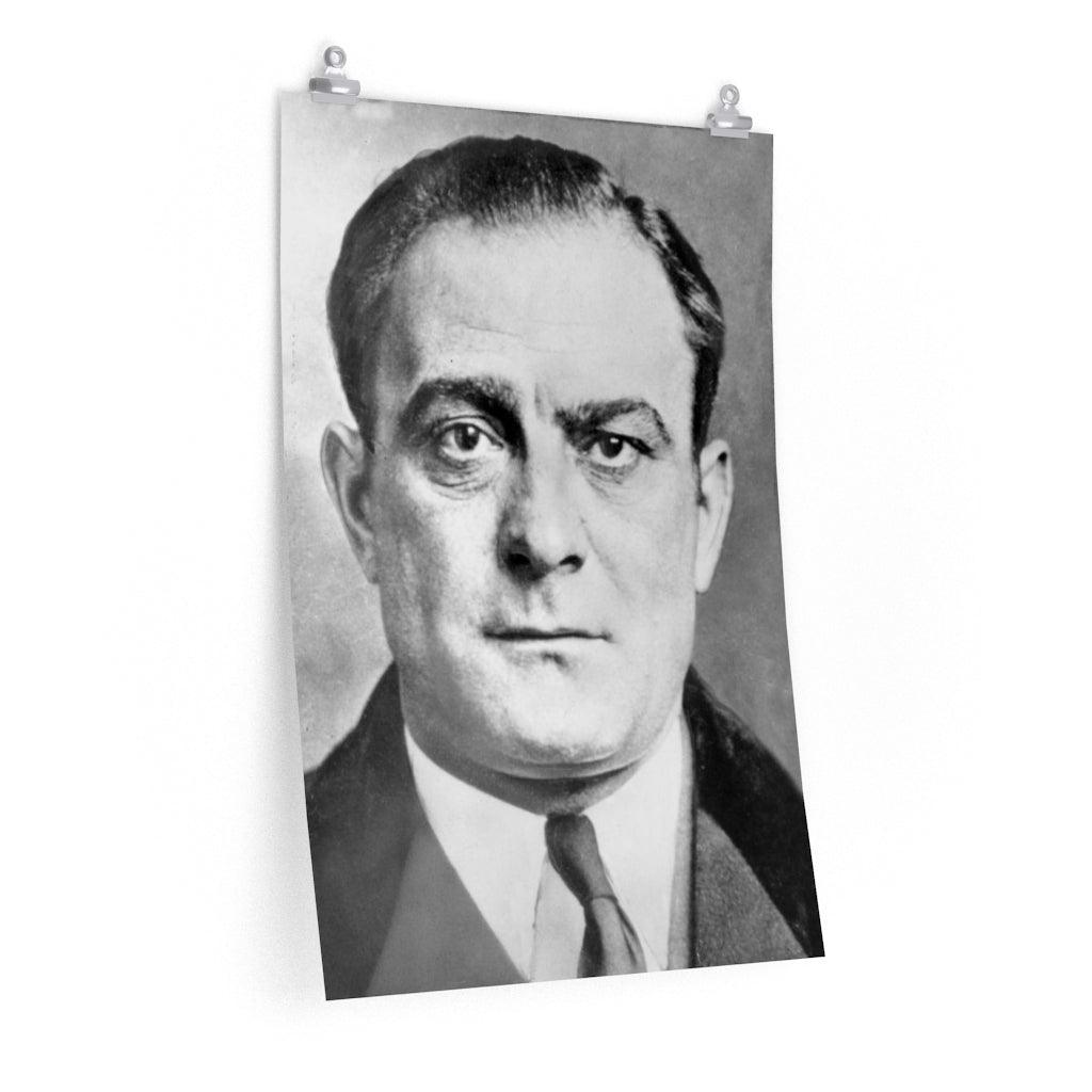 Don Vito Genovese Mugshot Print Poster - Art Unlimited