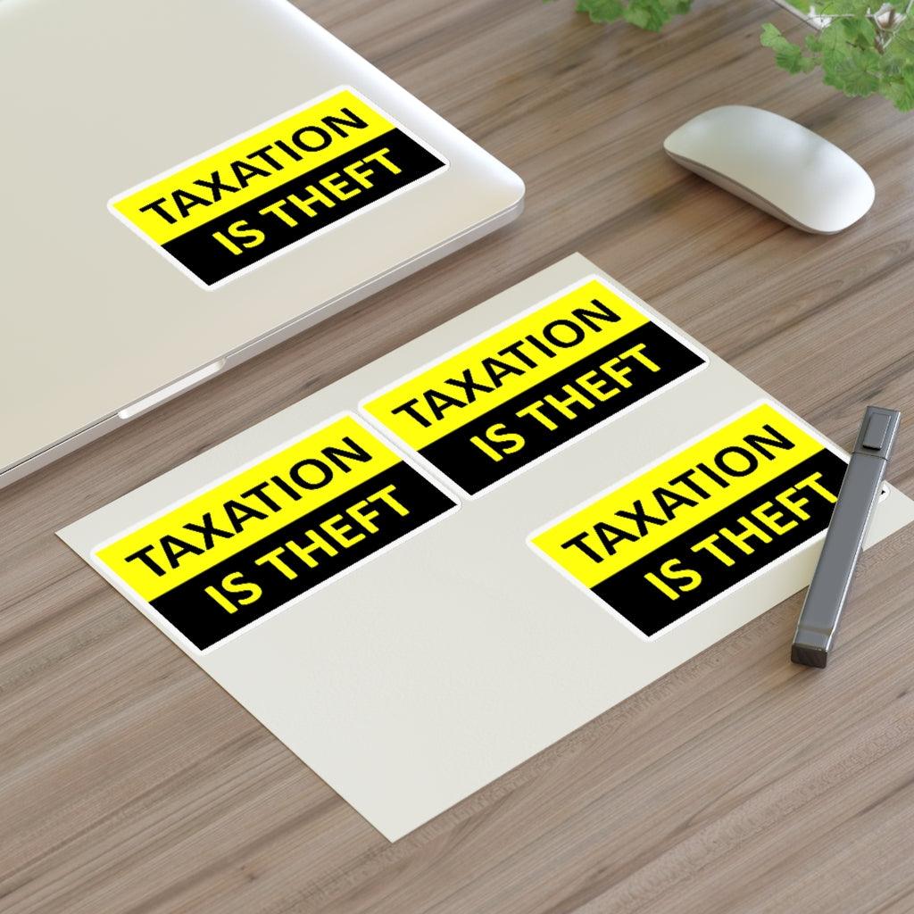 Taxation Is Theft Sticker Sticker Sheet - Art Unlimited