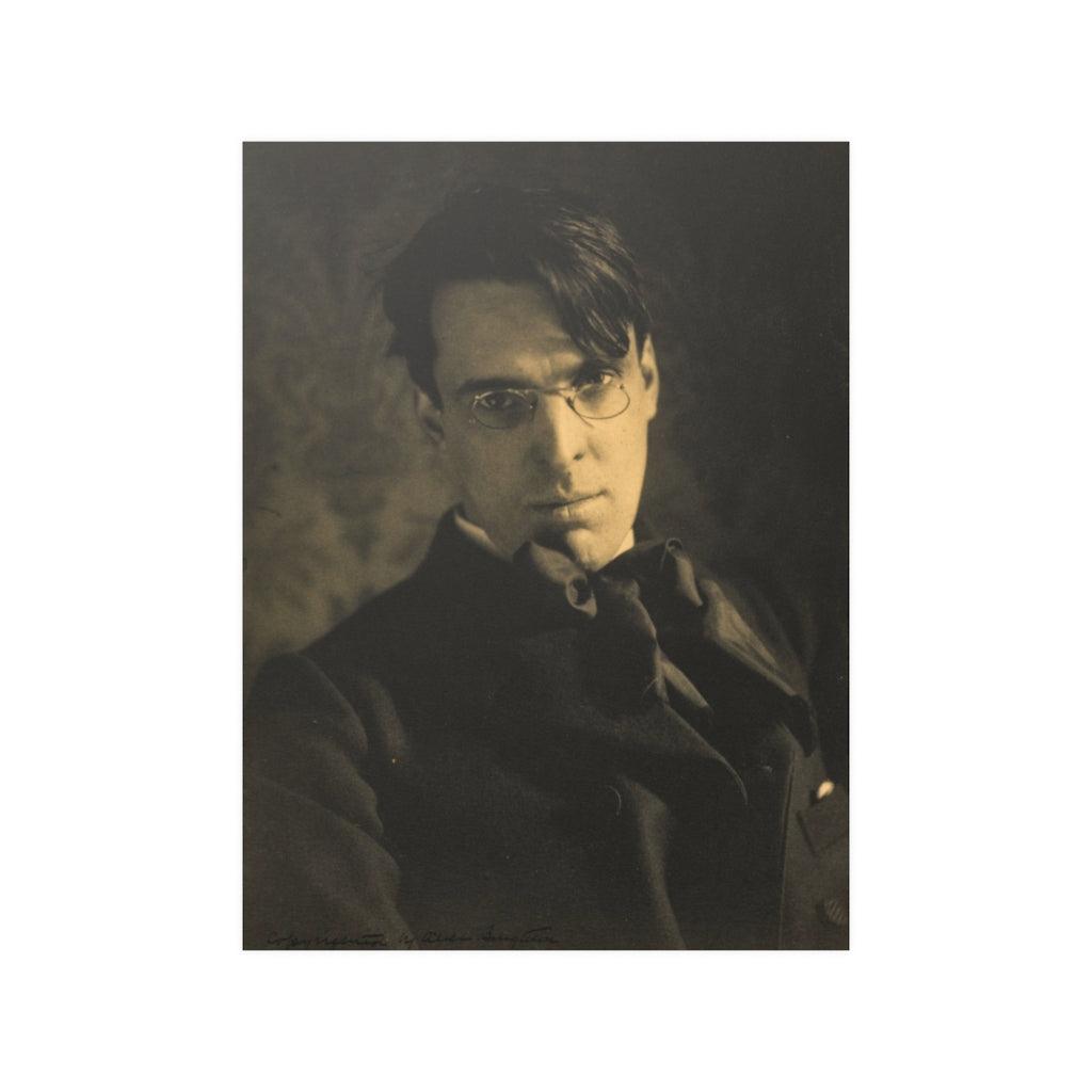 William Butler Yeats By Alice Boughton Print Poster - Art Unlimited