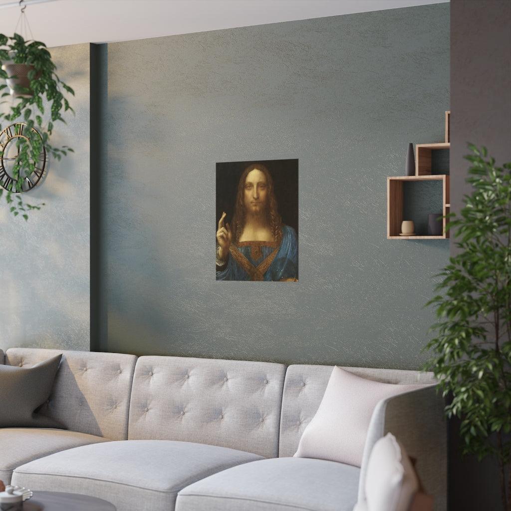 Salvator Mundi Leonardo Da Vinci Restored Print Poster - Art Unlimited