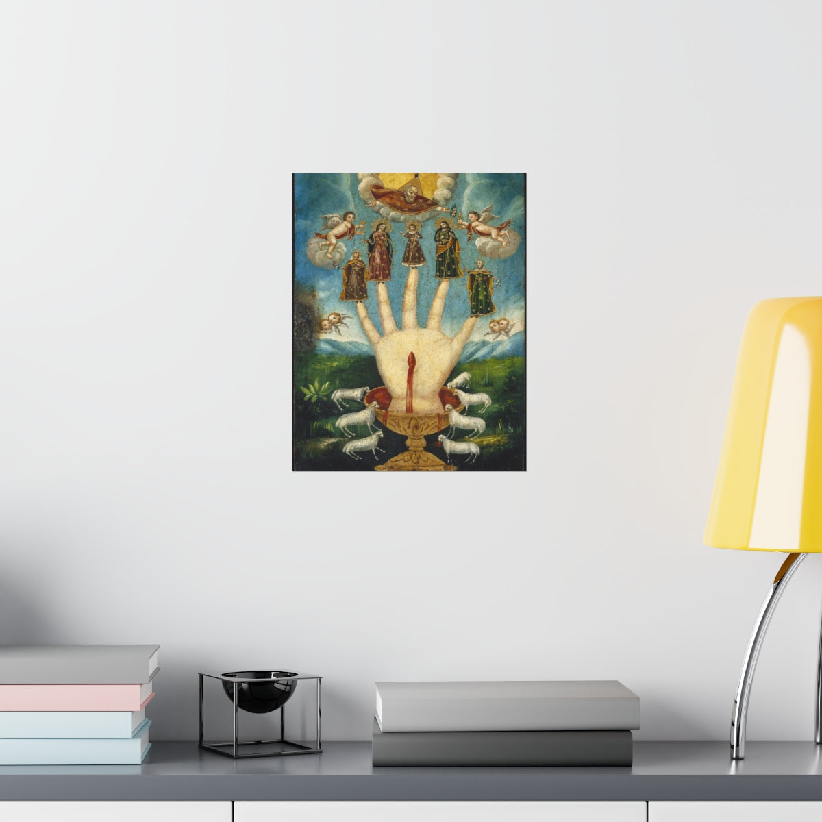 The All Powerful Hand Or The Five Persons Unknown Print Poster