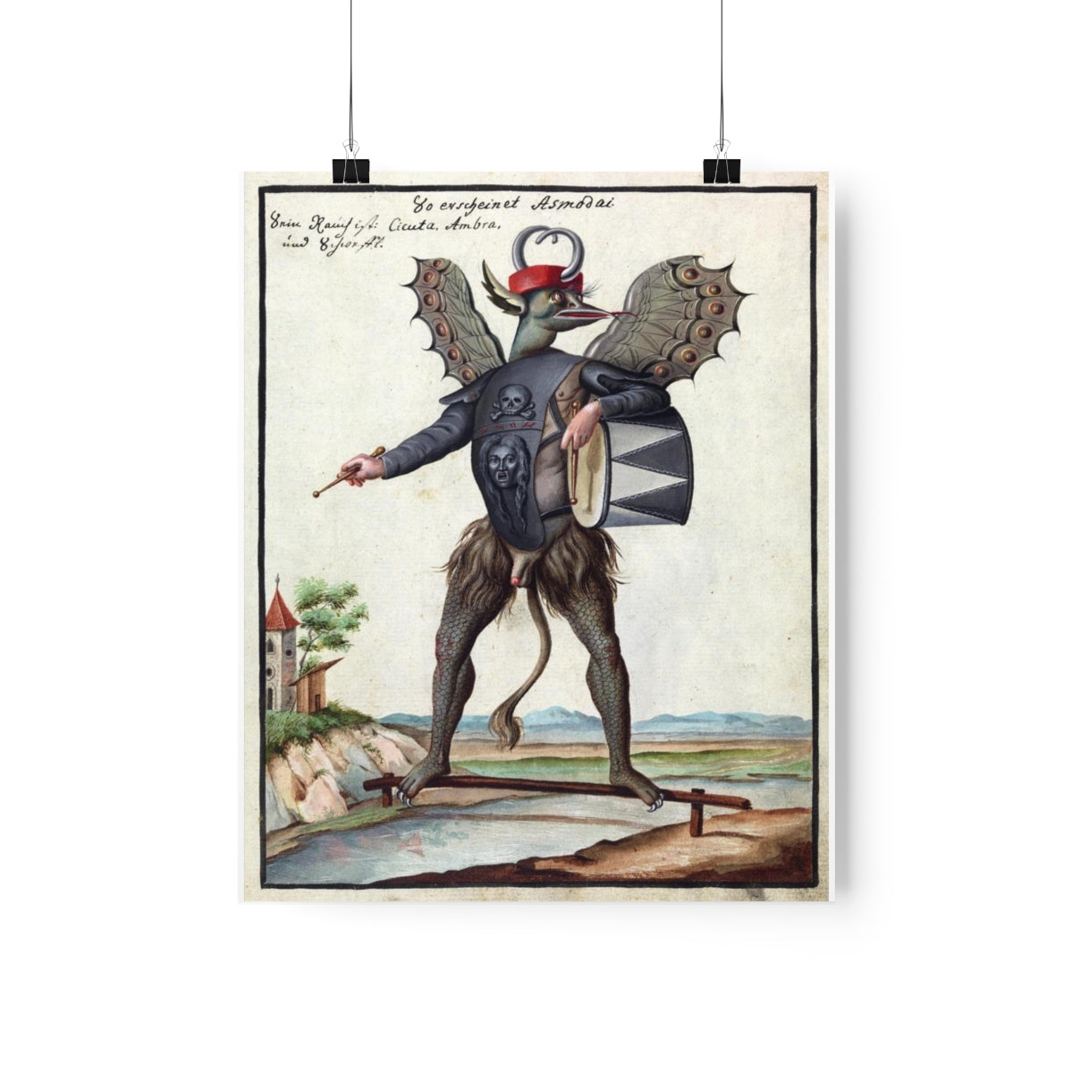 Asmodeus - Compendium Rarissimum 1792 Print Poster