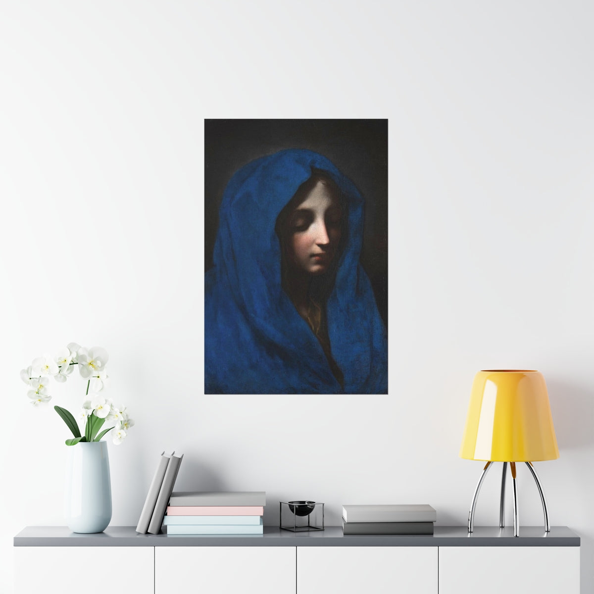 Blue Madonna Carlo Dolci Print Poster