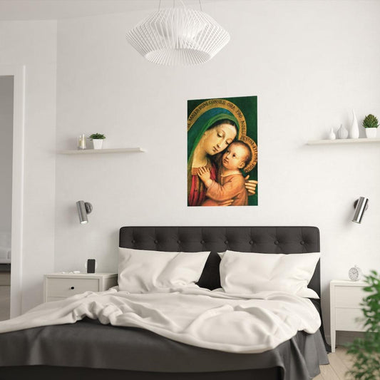 Our Lady Of Good Counsel By Pasquale Sarullo Print Poster - Art Unlimited