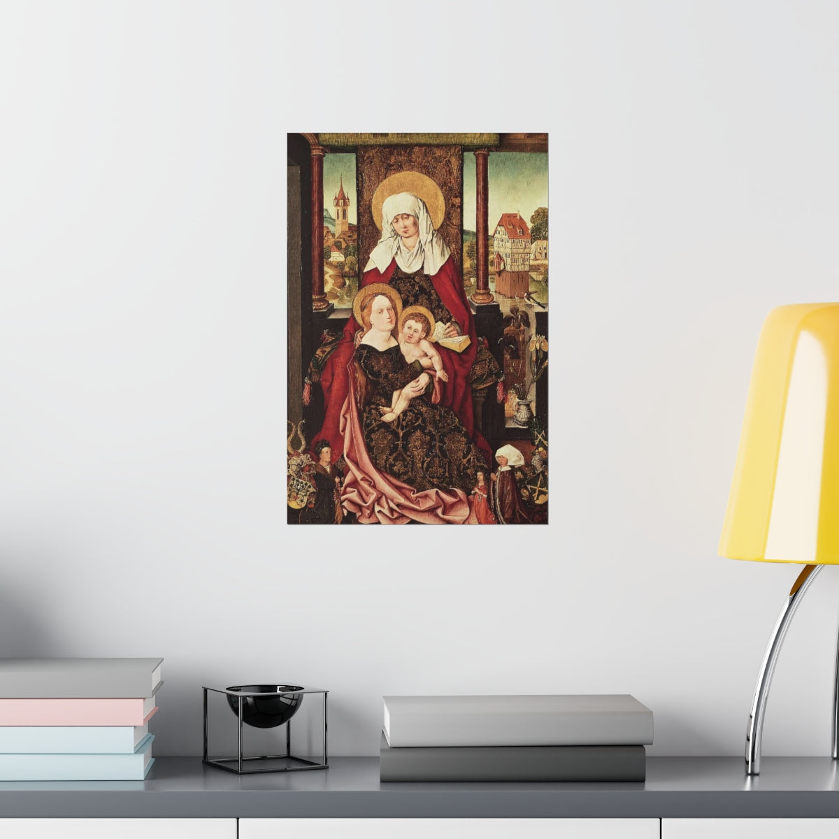 Saint Anne - Grandmother Of The Church - Patron of Housewives Print Poster