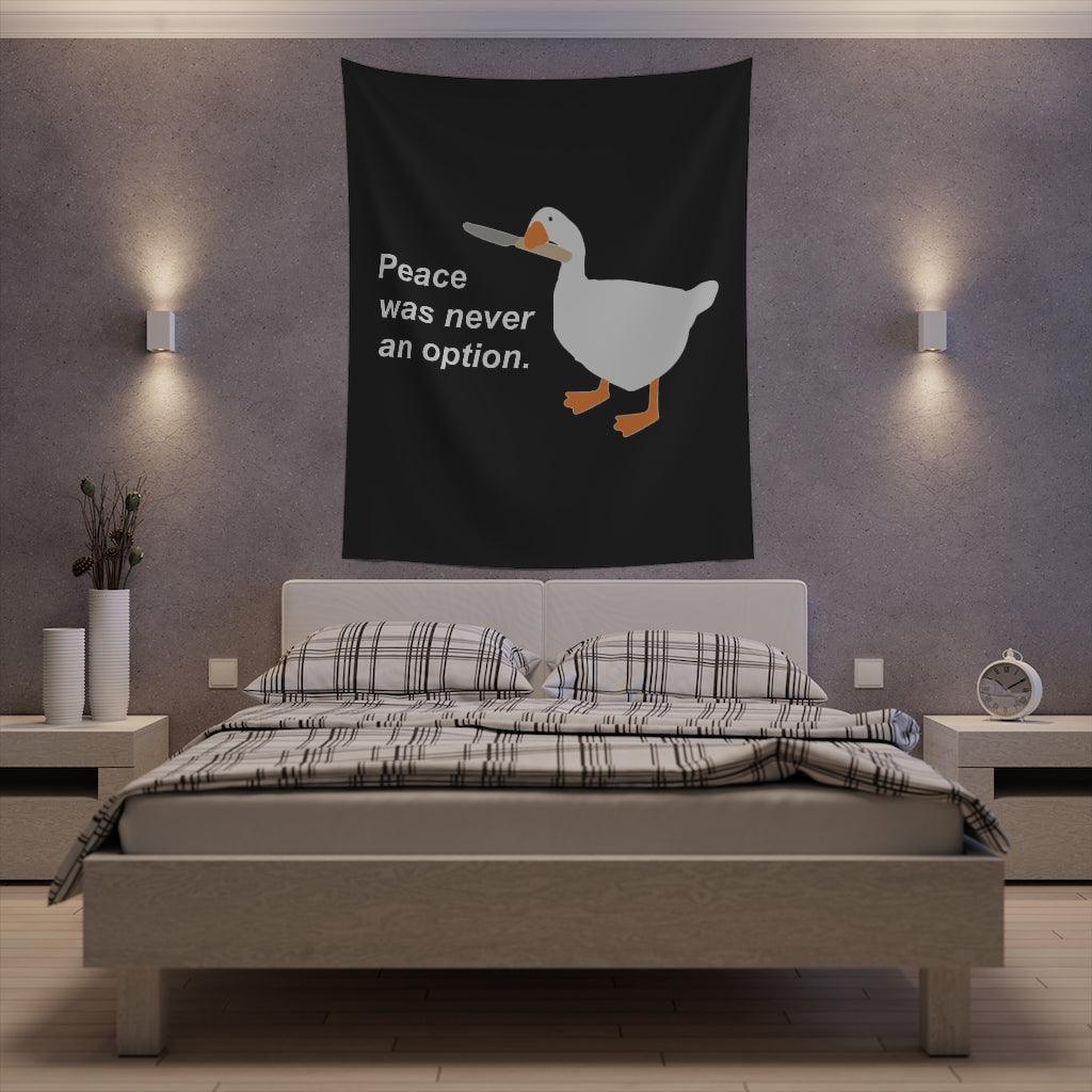 Peace Was Never An Option Wall Tapestry - Art Unlimited